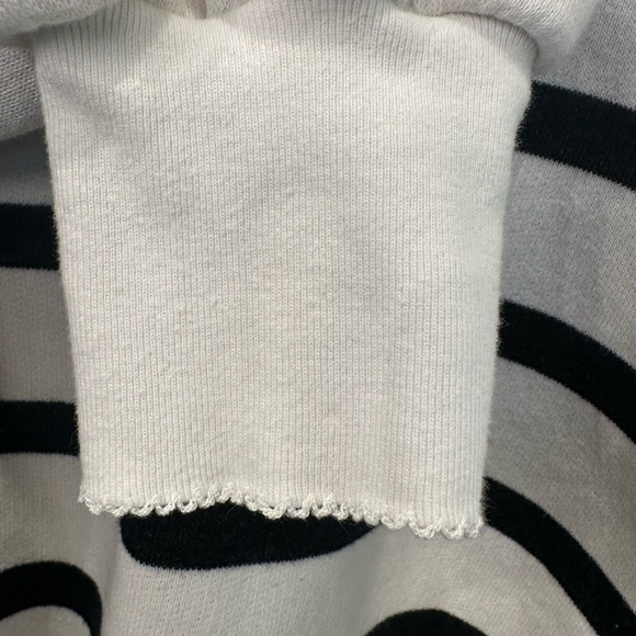 J.Crew Heritage Terry Mockneck Sweatshirt | Striped | Size S - Picture 3 of 7